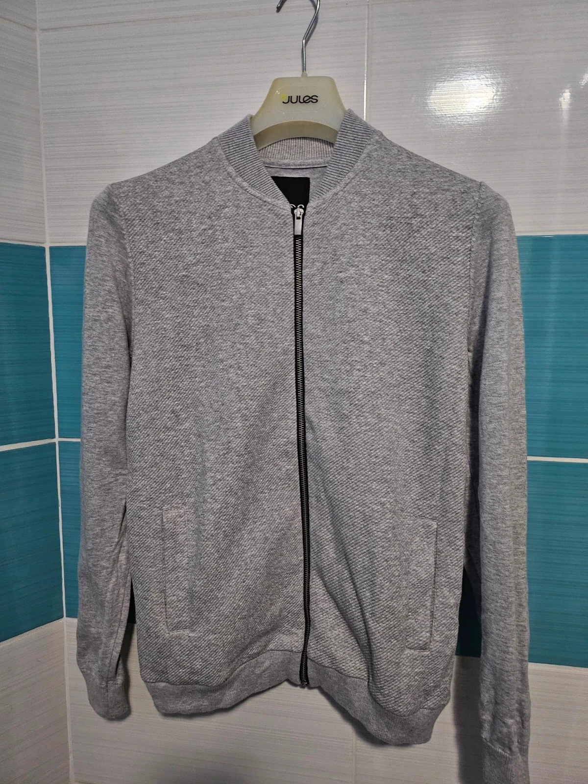 Veste grise gilet gris jules